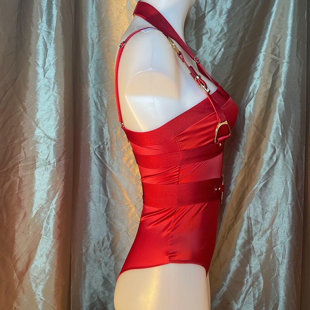 Honey Birdette Carter Red Bodysuit - Picture 4 of 7